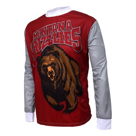 University of Montana Grizzlies Long Sleeve Mountain Bike Jersey