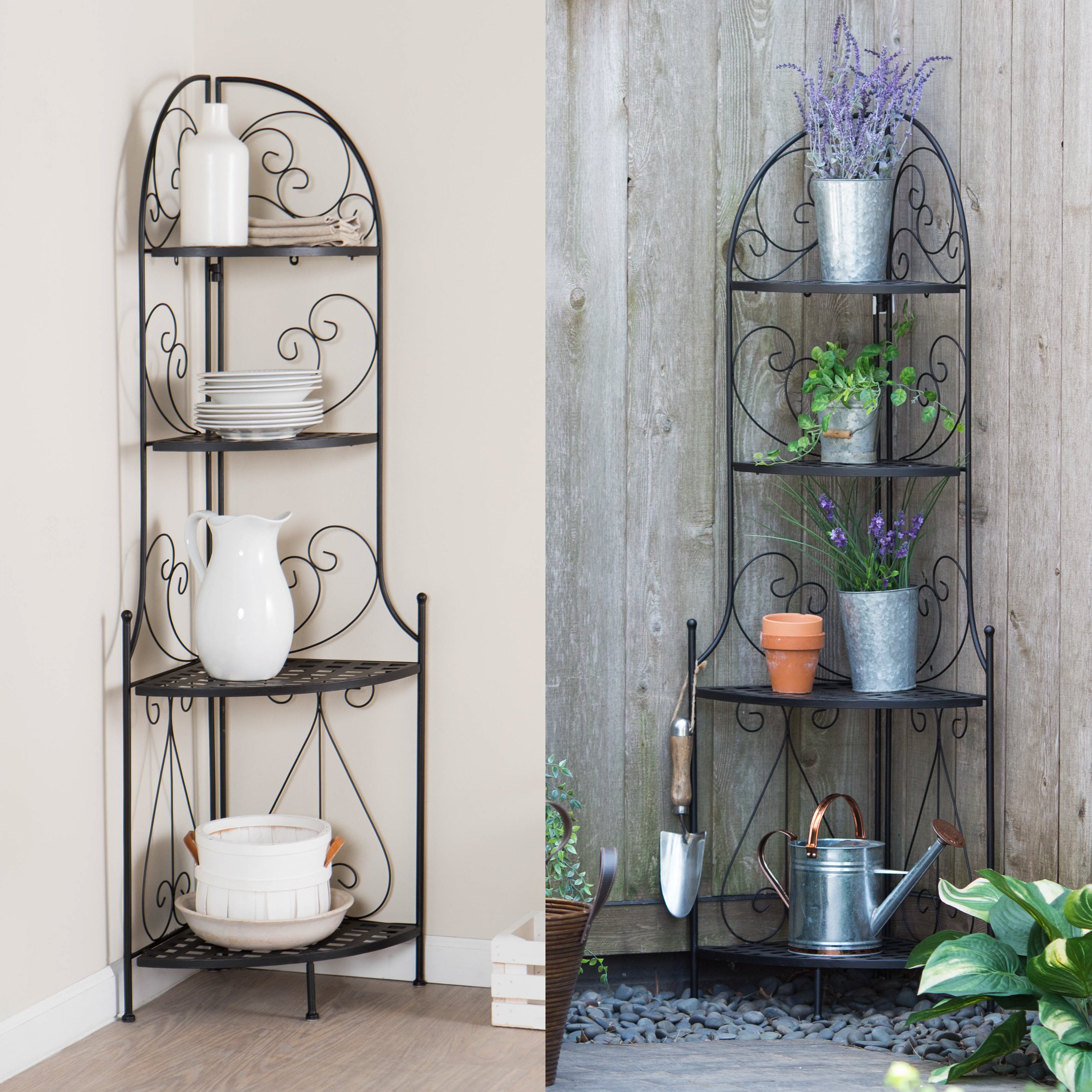 Corner Bakers Rack With Cabinet Interior Design Corner Bakers Rack With Cabinet Interior Design