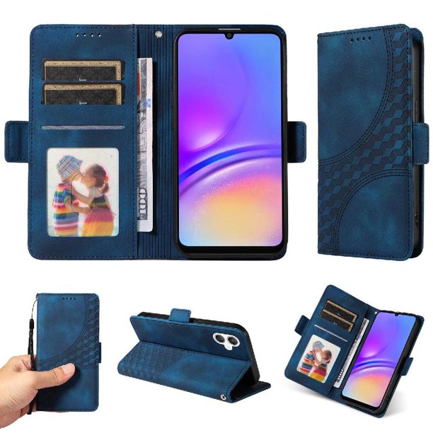 Funda GANGXUN para Samsung Galaxy A06 5G con diseño acolchado elegante, cuero PU, protección total y ajuste preciso