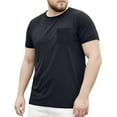 thumbnail image 4 of Cotton Shirts Mens Cotton T Shirts Pack Men's Cotton Pocket Tee Shirts Soft Crew Neck Solid Color T Shirt Casual Short Sleeve Summer Basic Tops, 4 of 6