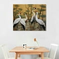 thumbnail image 2 of Nawypu Chinese Painting Crane Chinese Style Red-Crowned Crane Animal Poster Canvas Wall Art Prints for Wall Canvas Painting Posters and Prints Wall Art Pictures for Living Room Bedroom Decor, 2 of 4