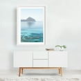 thumbnail image 2 of Sicilian seascape - San Vito Lo Capo Sicily Italy Photography Seascape Mountain Ocean Minimalist Coastal Water Nature White Framed Wall Art Print 24 x 36 inches, 2 of 3