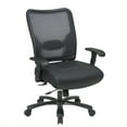 thumbnail image 1 of Scranton & Co Grid Back Ergonomic Office Chair with Leather Seat, 1 of 1