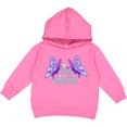 thumbnail image 2 of Inktastic Big Sister Cute Butterflies Toddler Hoodie, 2 of 4