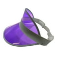 thumbnail image 2 of Nicky Bigs Novelties Retro Tennis Beach Plastic Sun Visors Hats, (Pack of 100), Purple, One Size, 2 of 4