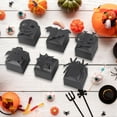 thumbnail image 2 of 12 Pcs Halloween Candy Gift Boxes – Black & Orange Paper Treat Boxes for Halloween Party Favors, Cookies, Gifts, and Goodie Bags Packaging, 2 of 5