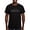 Black, variant on - Delta Sigma Phi Grayscale Stacked Logo T Shirt - Men's Fitted T-Shirt