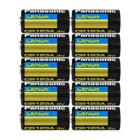 Panasonic CR123A 3 Volt Lithium Batteries (500 Pack)