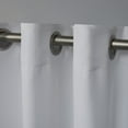 thumbnail image 6 of Exclusive Home Academy Total Blackout Grommet Top Curtain Panel Pair, 52"x96", White, 6 of 6