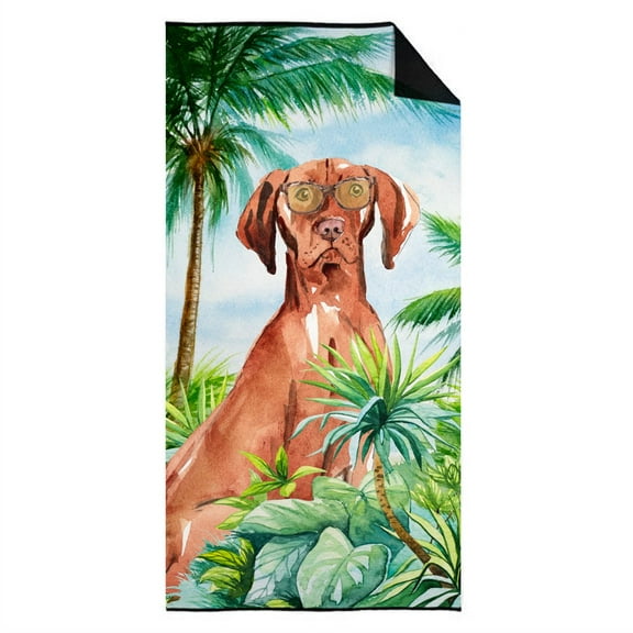 Carolines Treasures CK3013TWL3060 Vizsla Premium Beach Towel 30W X 60H multicolor