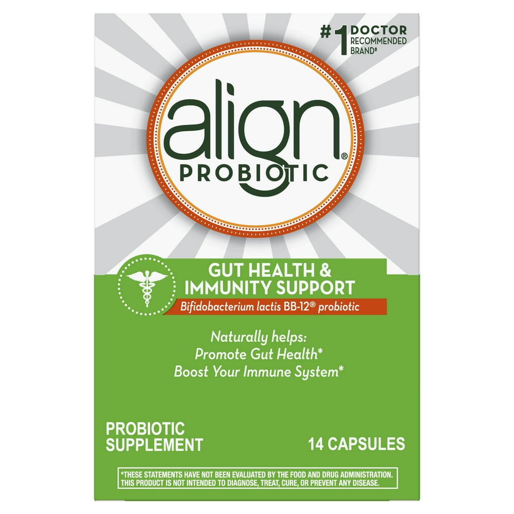 Align Probiotics Supplement Capsules, Gut Health and Immunity, 14 ct