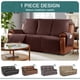 thumbnail image 3 of Funda impermeable para sofá reclinable Ruaozz de 3 plazas, color café, 3 of 7