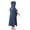 Dark Blue, variant on Towel Hooded Bath Towel For Kids Quick Dry Bath Poncho Towel For Beach Swimming Pool