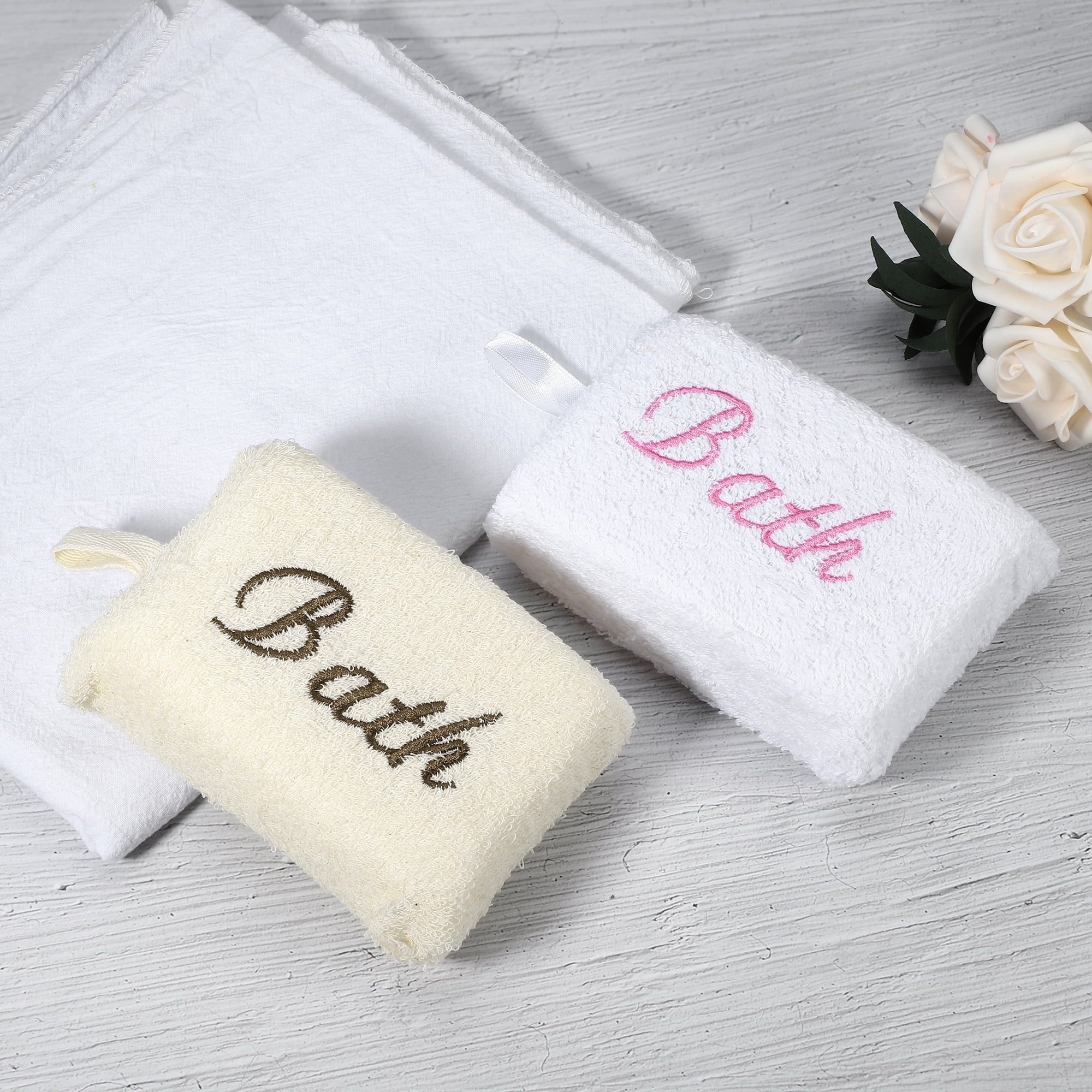 Unique Bargains 1 Pc Shower Sponge Back Scrubber for Bath 4.72"x3.31"x1.73" Beige