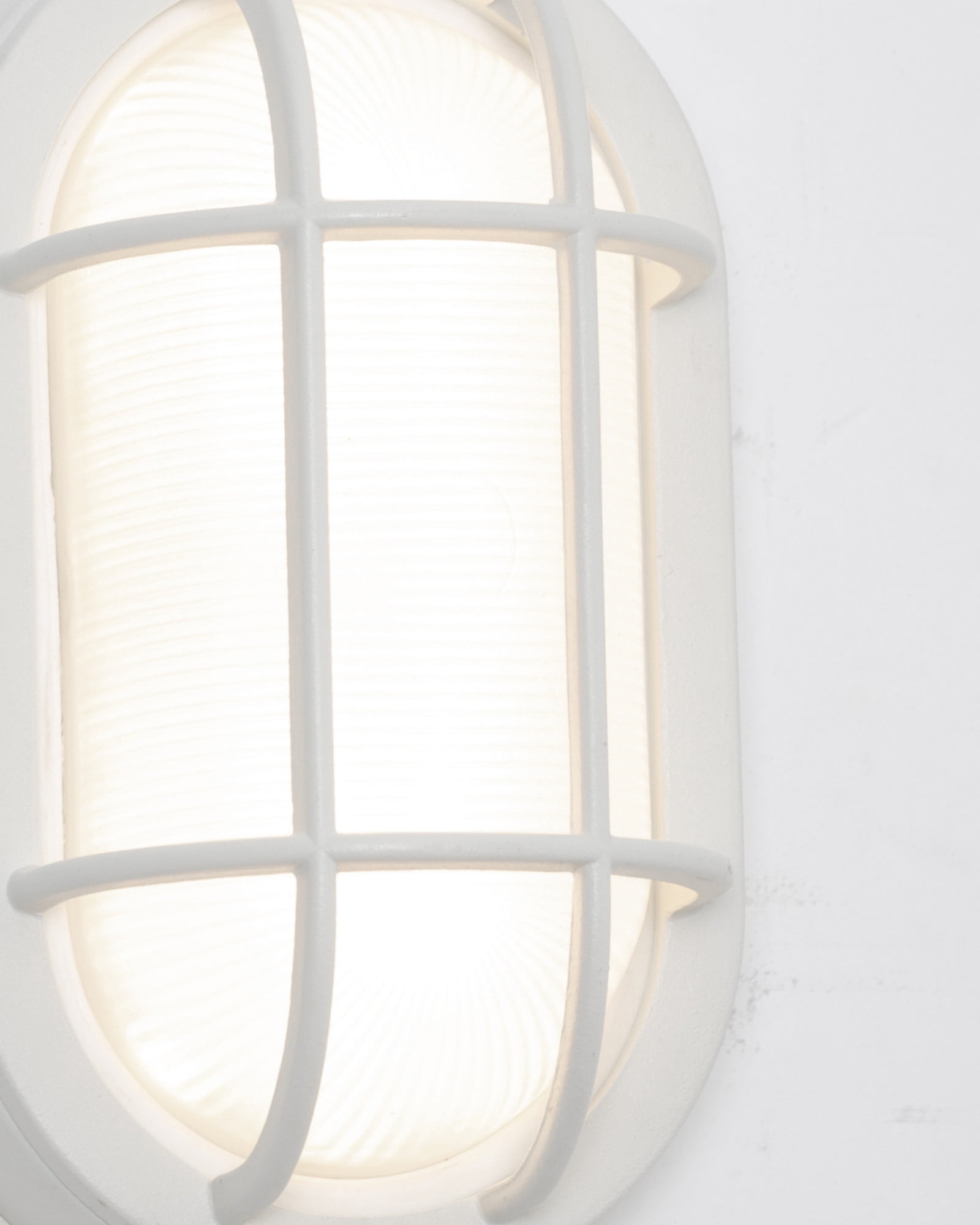 Afx CAPW050804L30ENWH Cape 1 Light 9" Tall Led Outdoor Wall Sconce - White