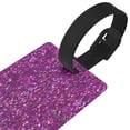 thumbnail image 3 of Kdxio Colourful Glitter Luggage Tags Privacy Cover ID Label Suitcase Tags Identifiers For School Bags,Suitcases, 3 of 7