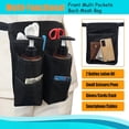 thumbnail image 3 of Pro Massage Therapist Bag, Multi-Pocket Portable Holster with Adjustable Waist Belt,Oil Bottle Pockets, Card Slots,Mesh Compartments for Essentials,Large Capacity Lotion Holder Organizer, 3 of 7