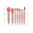 Makeup Brush Hair Set Wood Beauty Handle Mini Soft Tool Morandi 8