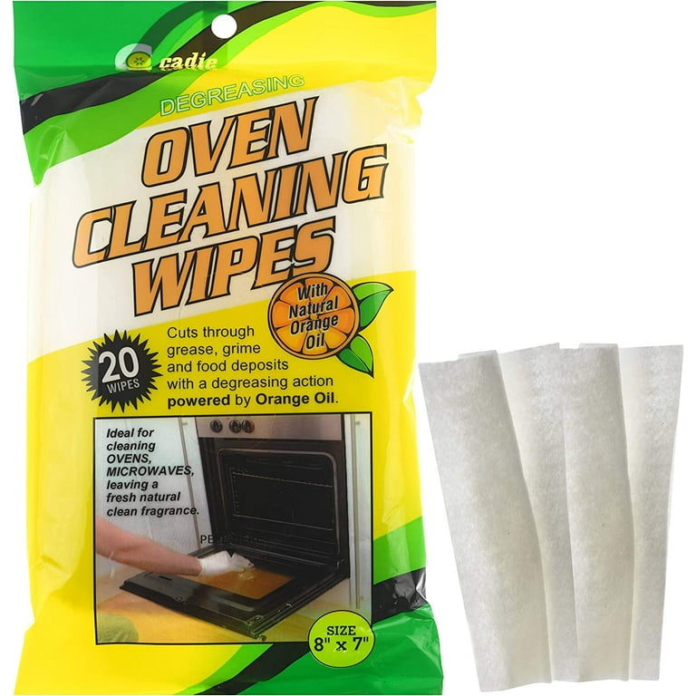 Cadie Degreasing Oven Cleaning Wipes 20 Wipes