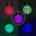 thumbnail image 3 of Solar Light, Outdoor Hanging Decorative Garden Light, LED Crackle Ball for Lawn Yard, 3 of 5