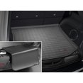 thumbnail image 1 of Weathertech Cargo Area Liner 40469SK Direct Fit; Raised Edges; Black; Thermoplastic Elastomer TPE Injection Molded Material; Non-Skid; With Removable Bumper Protector, 1 of 9