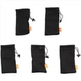 thumbnail image 5 of Paquete de 20 Bolsa Bolso de Almacenamiento con Cordón de de Nylon - 3.5 X 7.3 Pulgadas Bolsa Multiuso para Viajes y Actividades Al Aire Libre para (Negro), 5 of 5