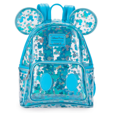 Disney Loungefly Mickey Mouse Icon Clear Mini Backpack