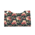 thumbnail image 4 of Lsque Rose Flowers Printed Long Tissue Box Cover Holder, Facial Paper Organizer Dispenser,Triangle with Bottom Belt, PVC Leather Decorative Organizer, 4 of 9