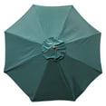 thumbnail image 4 of Bond Manufacturing Bond Shade Factory 9 Ft. Wooden Double Pulley Green Market Umbrella — Residential Use, Standard Application, 4 of 5