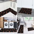 thumbnail image 5 of Halloween Orange Spooky Faces Kitchen Rugs Sets Of 2,Anti Fatigue Kitchen Mat Rugs Non Slip Washable,Decorative Kitchen Floor Mats for Kitchen,Sink,Laundry,17"x30"+17"x47", 5 of 7