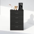 thumbnail image 6 of Furinno Hermite 4-Drawer Kitchen & Dining Sideboard Buffet Storage, Americano, 6 of 6