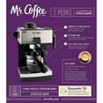 thumbnail image 4 of Mr Coffee ECM160 4-Cup Steam Cappuccino Espresso Maker Black/Stainless, 4 of 6