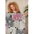 thumbnail image 3 of LaModaHome Area Rug Non-Slip - Colourful Colored cat Soft Machine Washable Bedroom Rugs Indoor Outdoor Bathroom Mat Kids Child Stain Resistant Living Room Kitchen Carpet 2.7 x 5 ft, 3 of 5