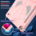 thumbnail image 6 of Tablet Case for Apple iPad 7th/8th/9th Generation 10.2-in Shockproof Rugged Cover with Stand & Shoulder Strap, 6 of 6