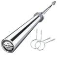 thumbnail image 1 of BeesClover 7Ft Barbell, 45Lb Barbell, 1500Lbs Load Capacity Bench Press Fit 2" Standard Weights, for Home & Gym Strength Training, 1 of 7