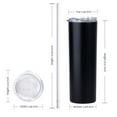 thumbnail image 4 of Marble Stellar 20 oz. Skinny Steel (2 Pack) Double Wall Stainless Tumbler, 4 of 4