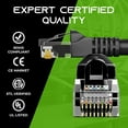 thumbnail image 5 of GEARit Pre-Terminated 24 AWG Cat6 Ethernet Cables for Home & Office Network, Black, 25 ft, 10 Pack, 5 of 9