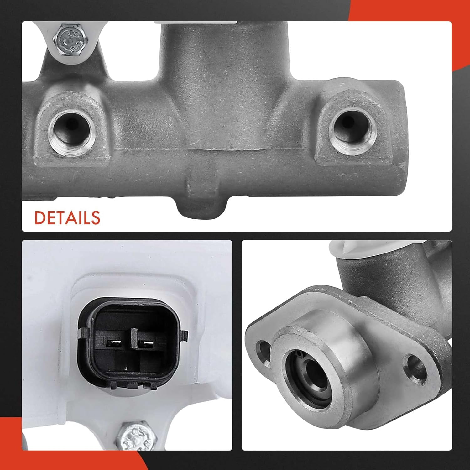 A-Premium Brake Master Cylinder with Reservoir and Cap Compatible with Honda Vehicles - Civic 2001 2002 2003 2004 2005 - Replace OE# 46100S5DA01, 46100S5DL01