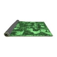 thumbnail image 2 of Ahgly Company Indoor Round Abstract Emerald Green Modern Area Rugs, 5' Round, 2 of 4