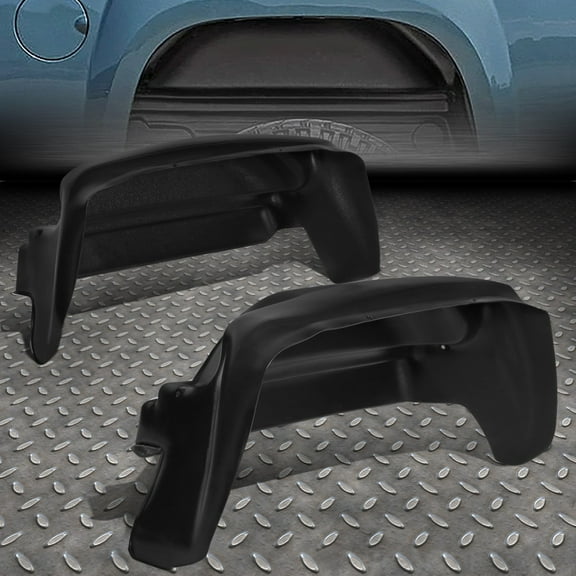 FOR 07-14 SILVERADO SIERRA PAIR REAR WHEEL WELL GUARDS INNER FENDER MUD FLAPS