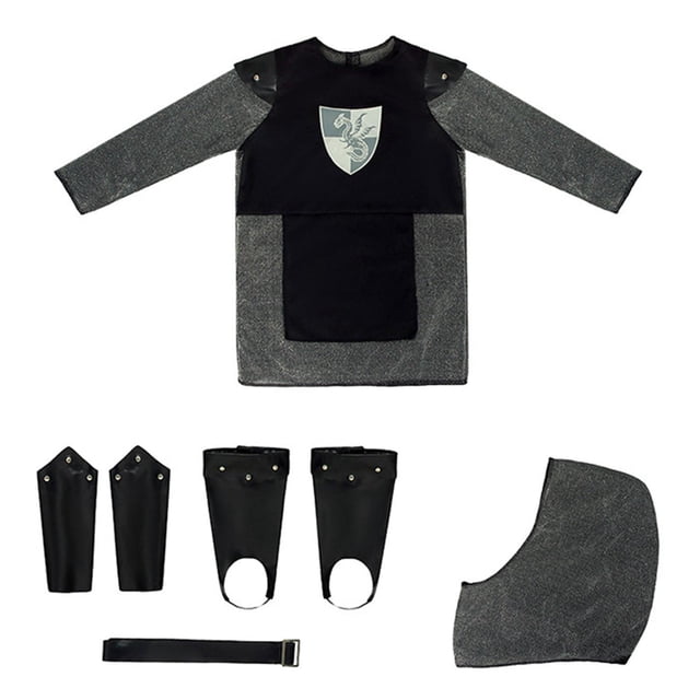 Disfraz de caballero para niños, ideal como recuerdo de fiesta, para cosplay, para representaciones teatrales y carnaval. M