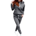 thumbnail image 5 of Migroa Perfect Gift Set for Men | Matching Hoodie & Relaxed Fit Joggers | Cozy Loungewear & Travel Sweatsuit Under $20, Dark Gray S, 5 of 9