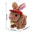 thumbnail image 2 of Electric Plush Rabbit, 7.48Inch Interactive Walking Easter Bunny Toy for Toddlers Gifts White, 2 of 2