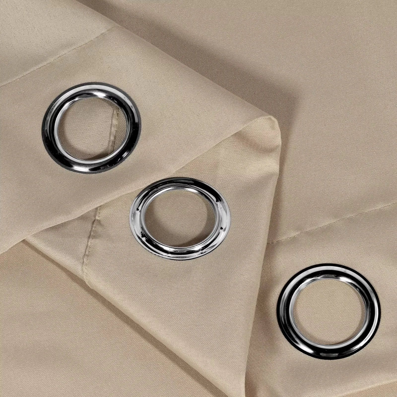 LUSHVIDA Waterproof Outdoor Curtains for Patio Grommet Privacy Curtains for Porch Gazebo Pergola, 2 Panels, 54x95 inch, Cream
