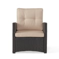 thumbnail image 2 of Outdoor Relaxation Single Sofa with Comfortable Cushions for Patio Garden Deck Lounging, 2 of 9