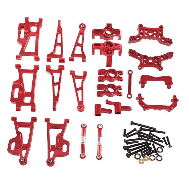 1/14 RC Car Upgrades RC Car Accesorio Accesorios de bricolaje Brazos oscilantes inferiores delanteros y rojo