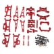 thumbnail image 1 of 1/14 RC Car Upgrades RC Car Accesorio Accesorios de bricolaje Brazos oscilantes inferiores delanteros y rojo, 1 of 6