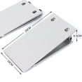 thumbnail image 5 of LAZIOEGR Adjustable Aluminum Threshold Ramp – 4.33" x 8.66" Anti‑Slip, Rust‑Proof Wheelchair Entry Board for Home Bathroom & Toilet, 5 of 9