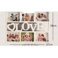 thumbnail image 3 of Cadre Photo Collage Forme Carrée Mariage Famille Collages pour Mur Nouveau-Né Suspendu, 3 of 4
