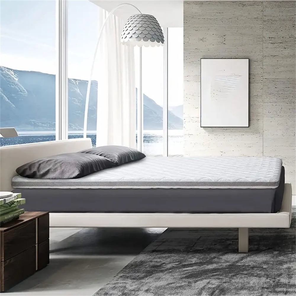 3-Inch Extra Firm Mattress, Pain Relief Foam Mattress For Extra Support, High-Density Foam Mattress Pad With Removable Cover, Odourless, Certipur-Us Certified